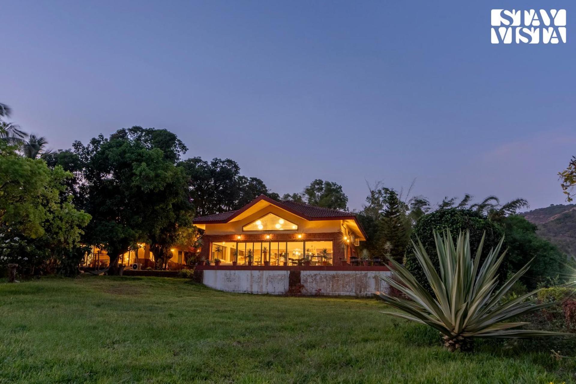 Stayvista At Three Shores With Lake View & Alfresco Dining Khamshet Exterior photo